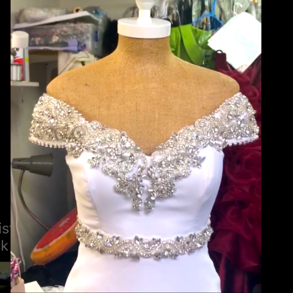 Custom white gown